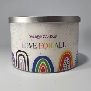 *New & Rare* Yankee Candle Love For All 3-Wick Candle - 18 oz
